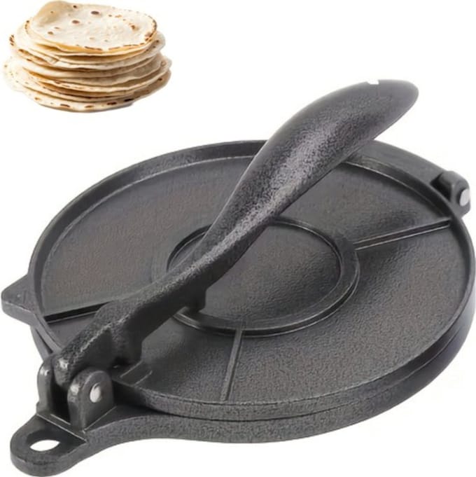 Bovista Tortillapan - Tortilla Pers - Tortillapers - Maker - Press - Taco - Roti