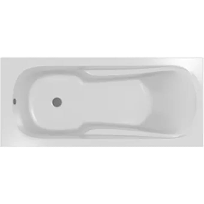 Allibert Ligbad Round -180x80cm - Wit