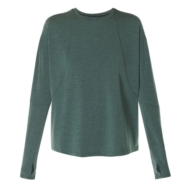 Sweaty Betty Soft Flow Studio Long Sleeve Top GROEN - Maat S