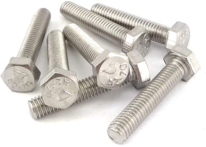 Excalibur Schroeven DIN 933 RVS A2 M10x80 (Set van 100 stuks)