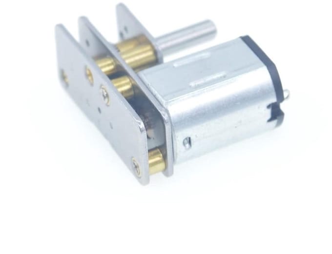 Mini Gear Motor - DC Micro Motor - Robot Model Bouwen - Precisieverwerking - 20 tpm - Aluminium