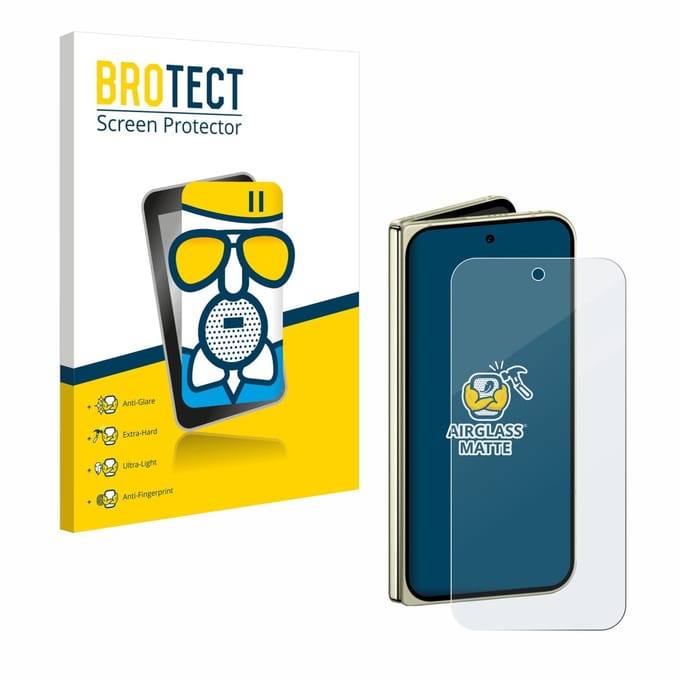 BROTECT - Screenprotector voor Google Pixel 10 Pro Fold - Folie Beschermfolie Beschermglas matte