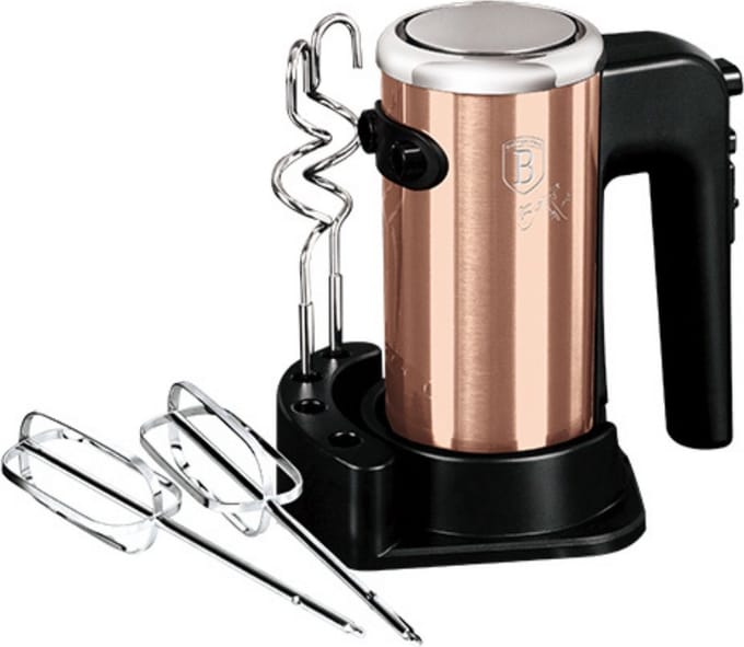 Berlinger Haus 9366 - Handmixer met 5 snelheden - Rose Gold Collection