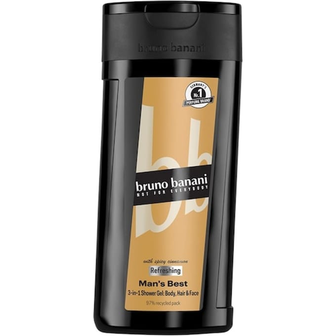 Bruno Banani Man's Best Haar- & Lichaamsdouche Schoonmaken Heren 250 ml