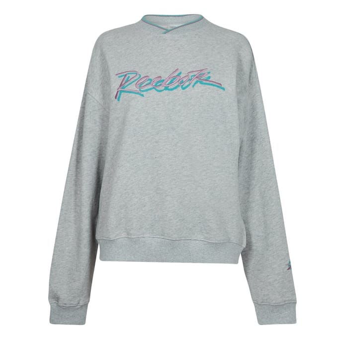 Reebok Dames/dames Gewas Sweatshirt (Lichtgrijze heide)