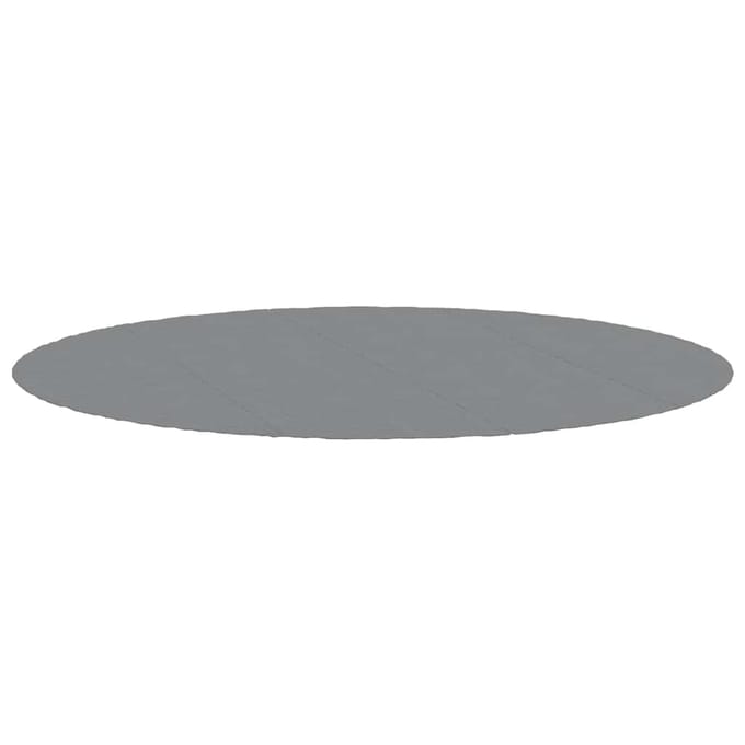 Vidaxl Tapis de Fond pour Piscine, Gris Clair, Ø500 cm, Géotextile Polyester