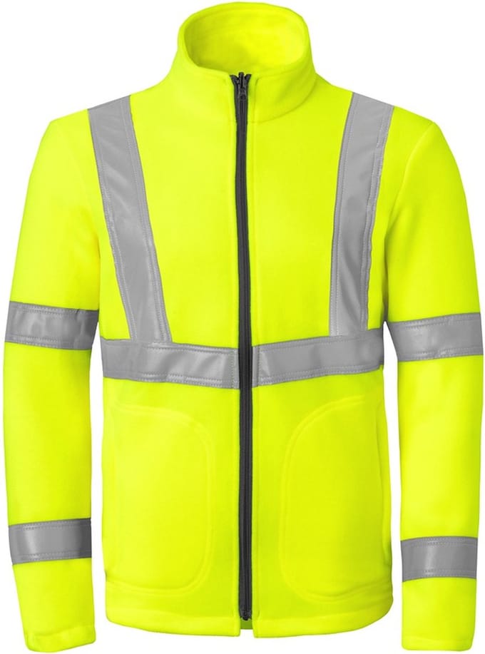 Havep 50219 Fleecevest Fluo Geel maat M