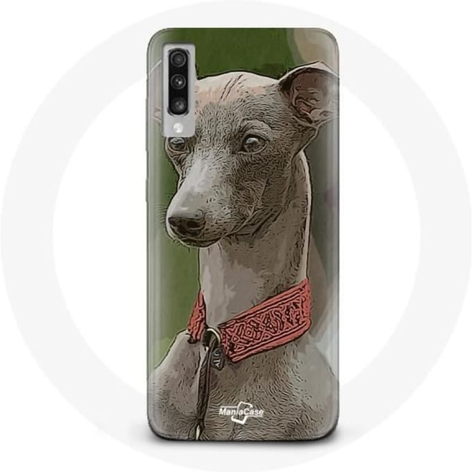 Hoesje voor Samsung Galaxy A70 Greyhound Greyhound grijs