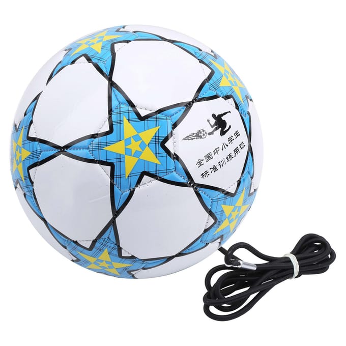 Professionele Voetbaltraining Assistentie Elastisch Touw Voetbaltraining met Band Riem Nr.5 Bal blue