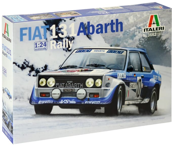 Italeri Modelbouwpakket Auto - 3662 FIAT 131 Abarth Rally Plastic - 1:24 - Modelbouw