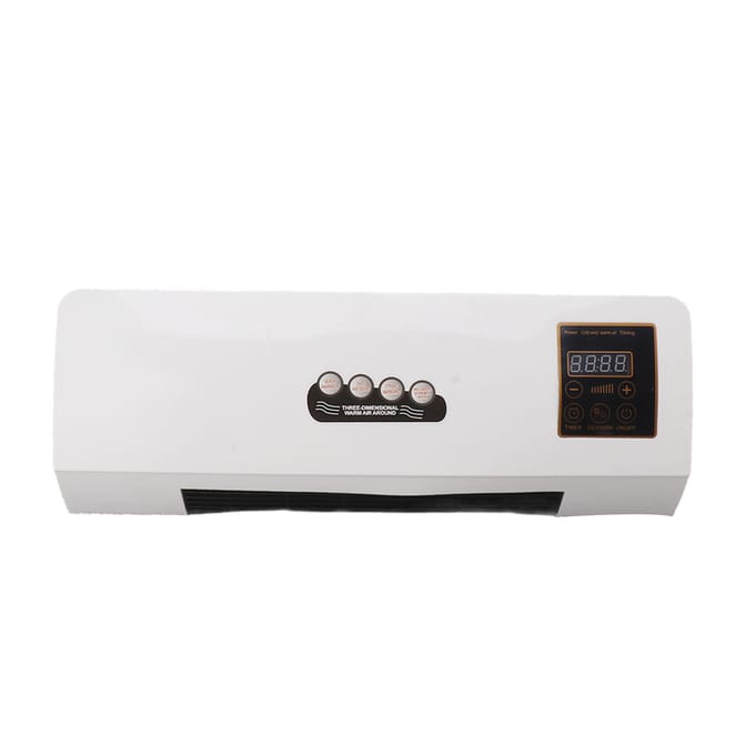 Wandmontage Airconditioning Hete Ventilator 10m Afstandsbediening 1800W Airconditioner Kachel voor Slaapkamer white