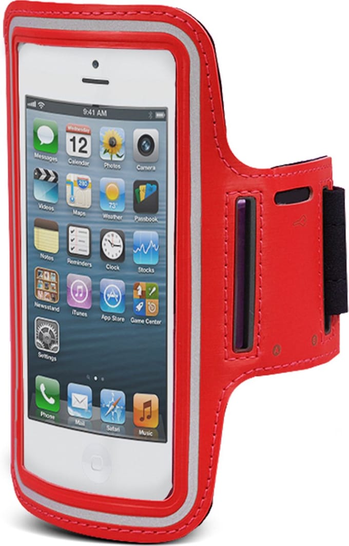 Maclean - oes voor schoudertelefoon - Rood 4,8"
