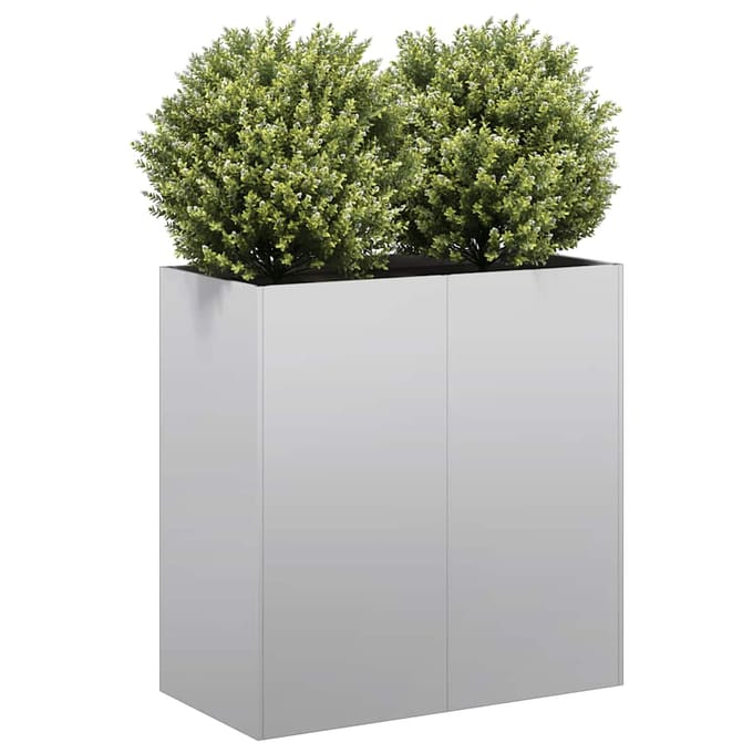 vidaXL - Plantenbak - 80x40x80 - cm - gegalvaniseerd - staal