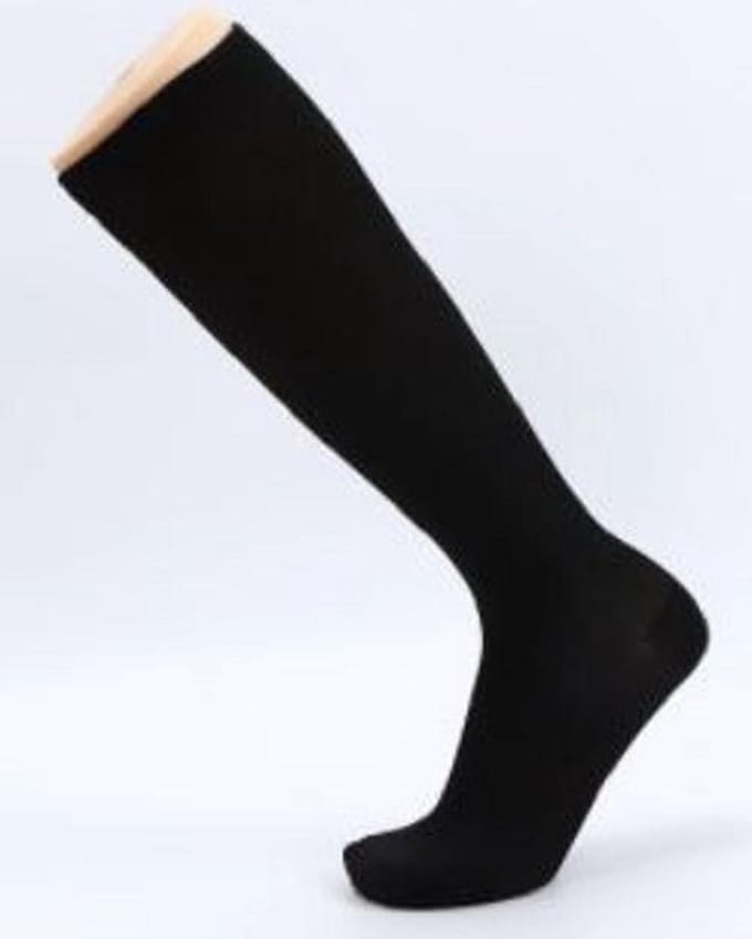 Steunkous - Compressie Kous - Support - Compression Stockings - Maat S/M - Zwart
