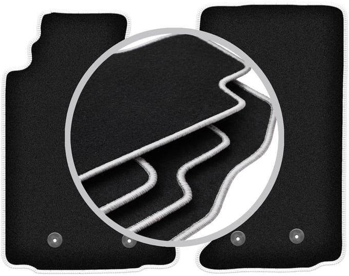 CARLUX-SILVER automatten voor: Mazda MX-5 III cabriolet (2005-2015)