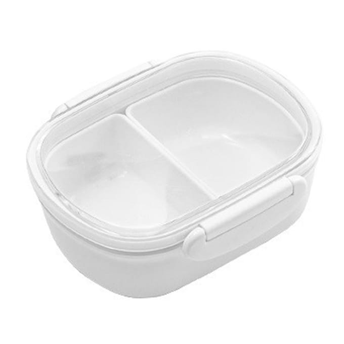 Lunchbox Bento Voedsel Fruit Container Grote Capaciteit Goede Afsluiting voor Kantoor Thuis 950ML white