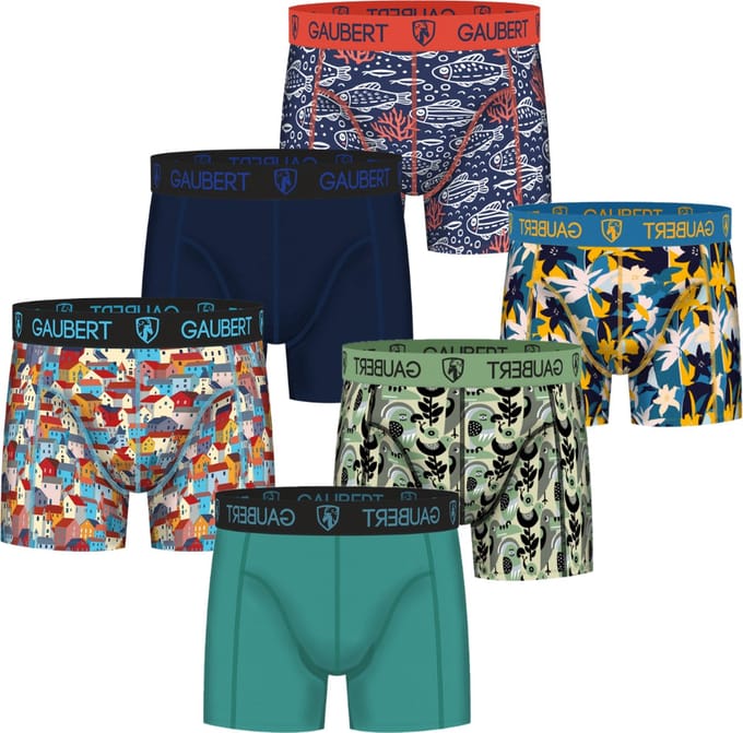 Gaubert | 6 pack | boxershorts heren | bamboe katoen onderbroek heren | maat S