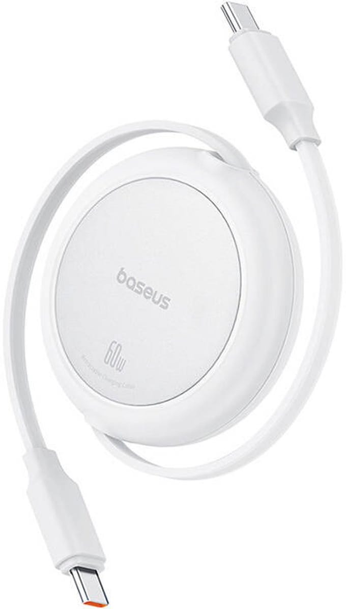 Baseus Usb-C Naar Usb-C Kabel 60W Voor Laptops Telefoons 1M, Snel Opladen
