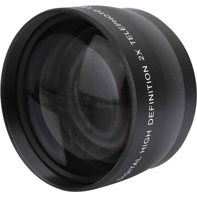 58MM 2X Vergroting Universele Teleconverter Telelens voor Camera's Accessoire gray