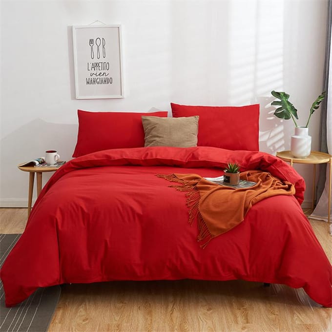 Pima Katoen Effen Turquoise Dekbedovertrek Set King Queen Double Full Twin Eenpersoons Maat Beddengoed Set 200x230cm