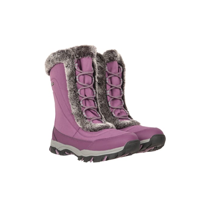 Mountain Warehouse Dames/Dames Ohio Sneeuwlaarzen (Donkerpaars)