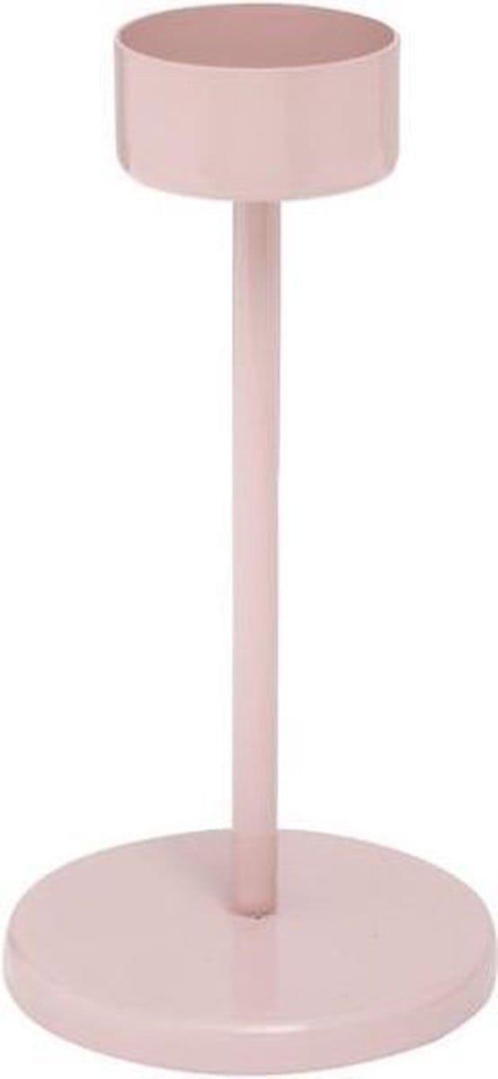 Theelichthouder sprietje nude - Waxinelichthouders - metaal - 15 centimeter