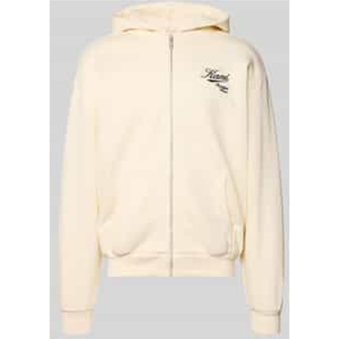 oversized sweatjack met gestikt logo