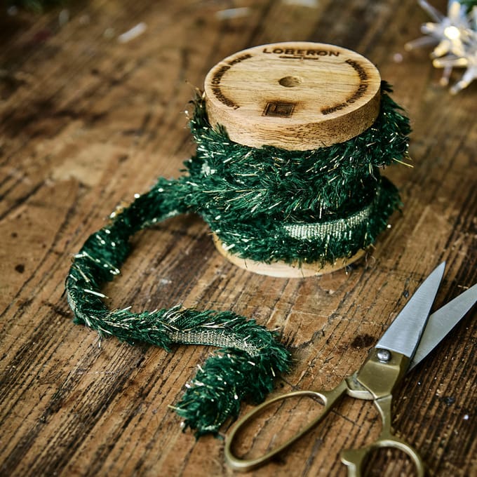 LOBERON Lint Calarith groen/goud
