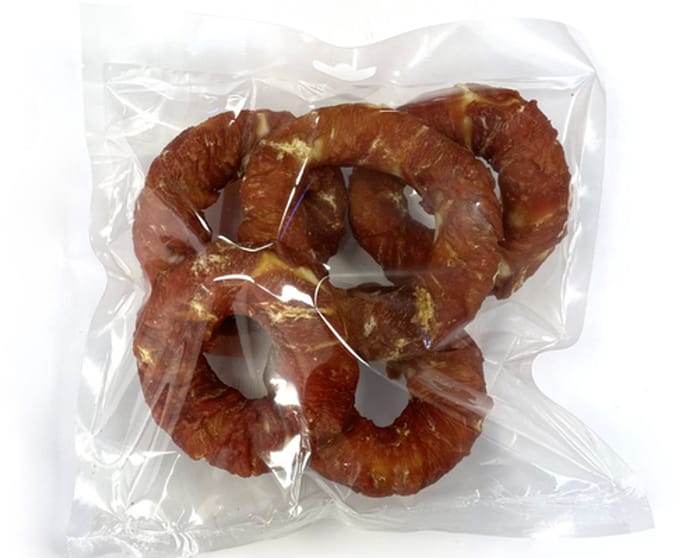 Landman Kauwring met Eend (5st) - 12cm - Hondensnacks - Hondenbot