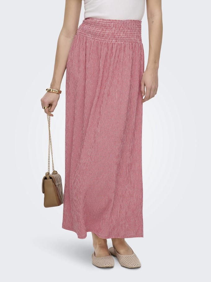 ONLY - Dames rok - Maat S - Vrouwen - Roze - polyester