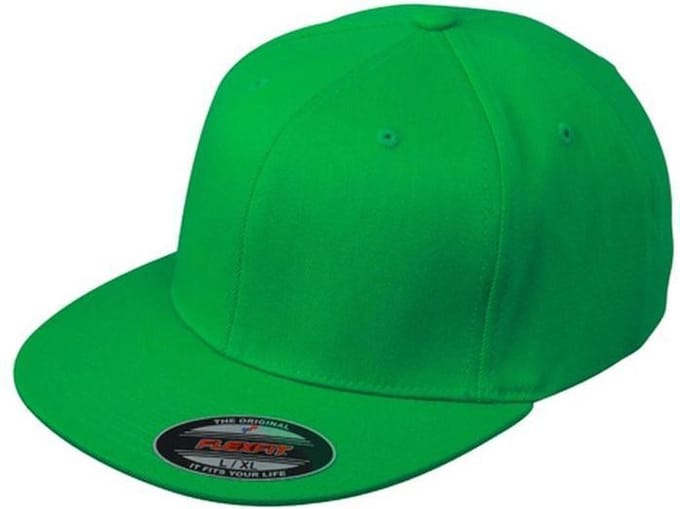 Myrtle Beach Unisex Flexfit Flat Peak Cap (Fern Green)