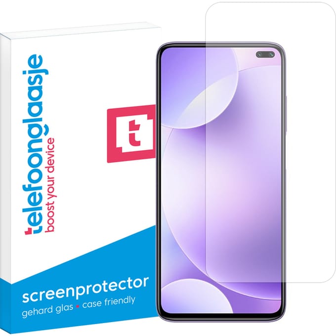 Xiaomi Poco X2 screenprotector gehard glas