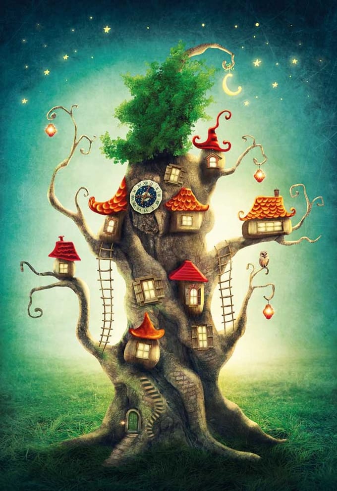 Magnolia puzzel Magic Tree House - 1000 stukjes legpuzzel.