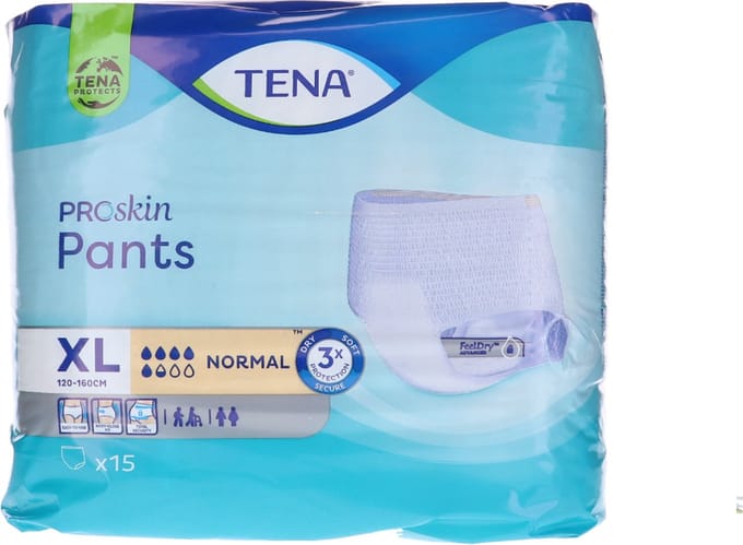 TENA PROSKIN PANTS NORMAL - XL- 2 x 15 stuks voordeelverpakking