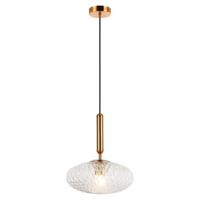 Viokef Hanglamp Ester van glas, transparant