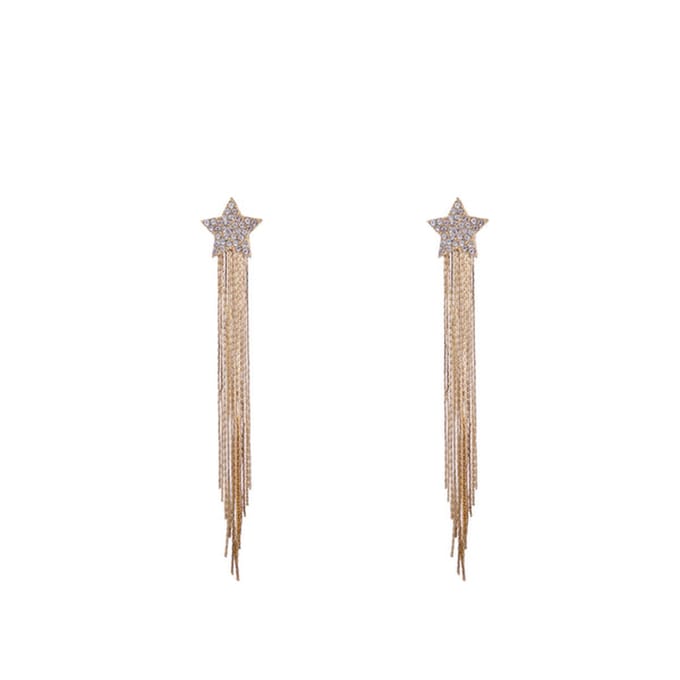 Go Dutch Label Oorknoppen sparkle star waterfall Goud