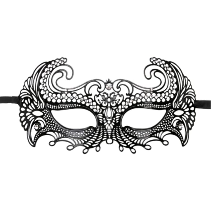 EasyToys Metalen Zwart Masker