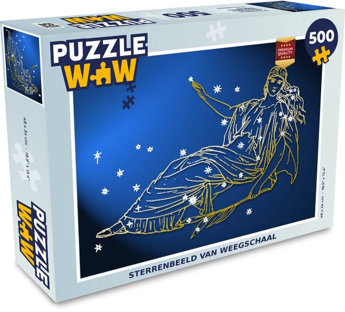 Puzzel Sterrenbeeld - Maagd - Sterren - Legpuzzel - Puzzel 500 stukjes