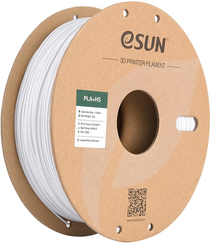 eSUN - PLA+HS Cold White (1.75mm - 1kg)