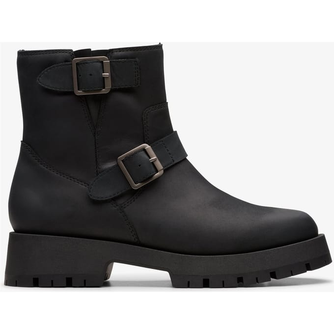 Ledwick Haley Zwarte Olieleer Boots