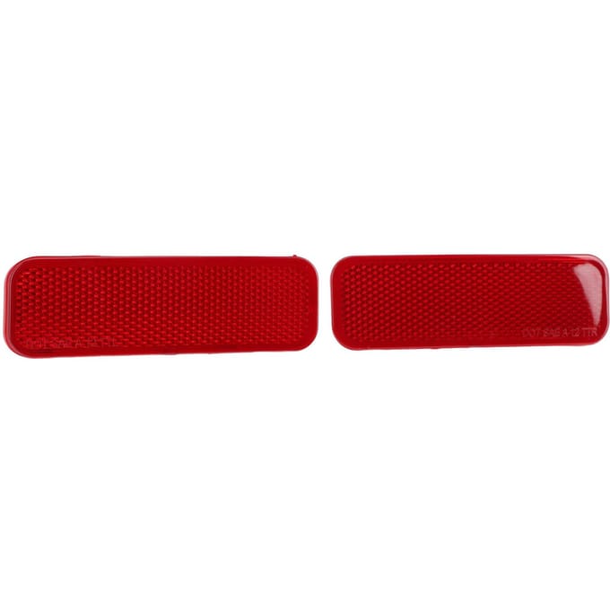 1 Paire Réflecteur de Pare-chocs Arrière BK21515C0AA Bande Réflecteur de Pare-chocs Arrière pour Transit Tourneo Grand red