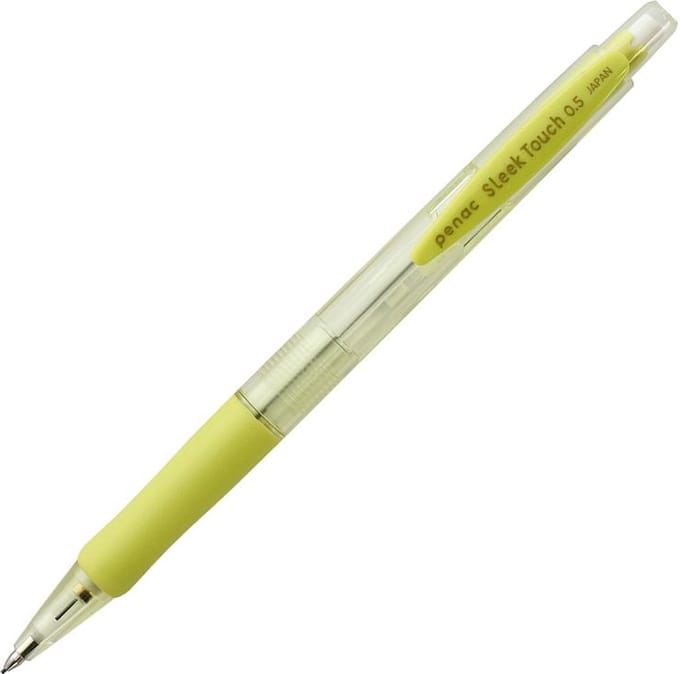 Penac Sleek Touch - Mechanical Pencil - Transparant Geel - Vulpotlood - 0.5 mm