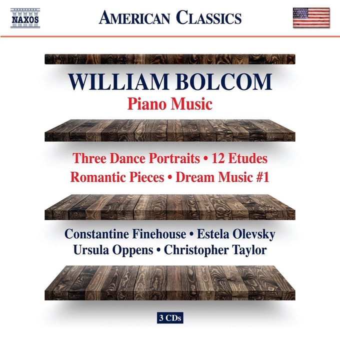 Finehouse, Olevsky, Oppens, Taylor - Bolcom: Piano Music (3 CD)