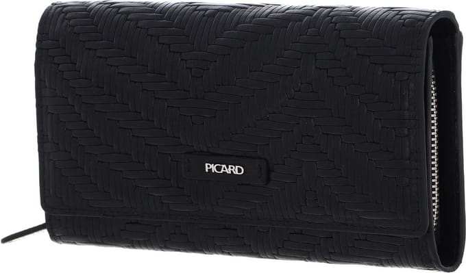 PICARD Portemonnee Sunshine 1 Flap Wallet Black Zwart