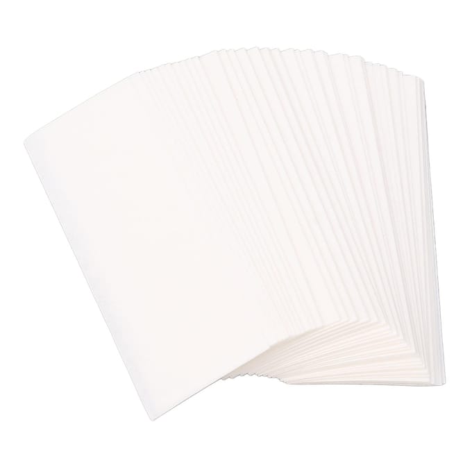 100 STUKS Saxofoon Schoonmaakpapier Neutraal Katoen Saxofoon Klarinet Toets Absorbent Papier white