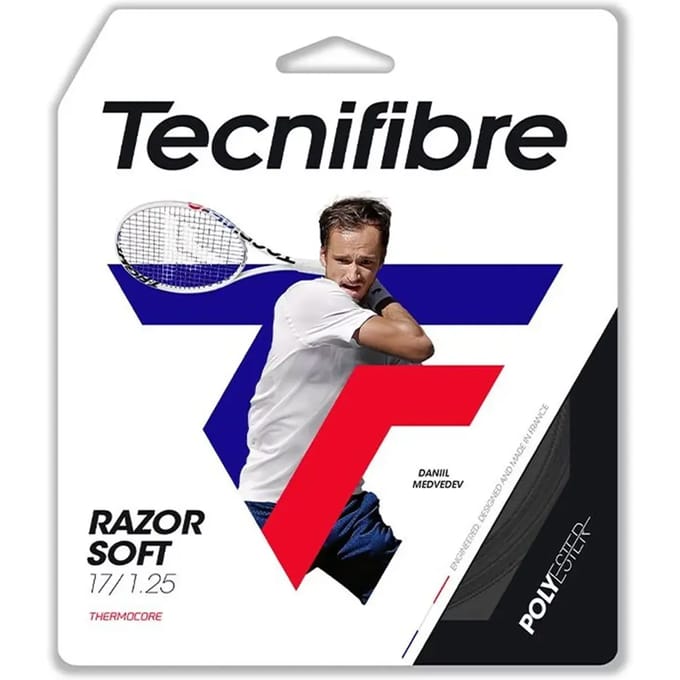 Tecnifibre Razor Soft Tennissnaar Zwart 1,30mm 12m