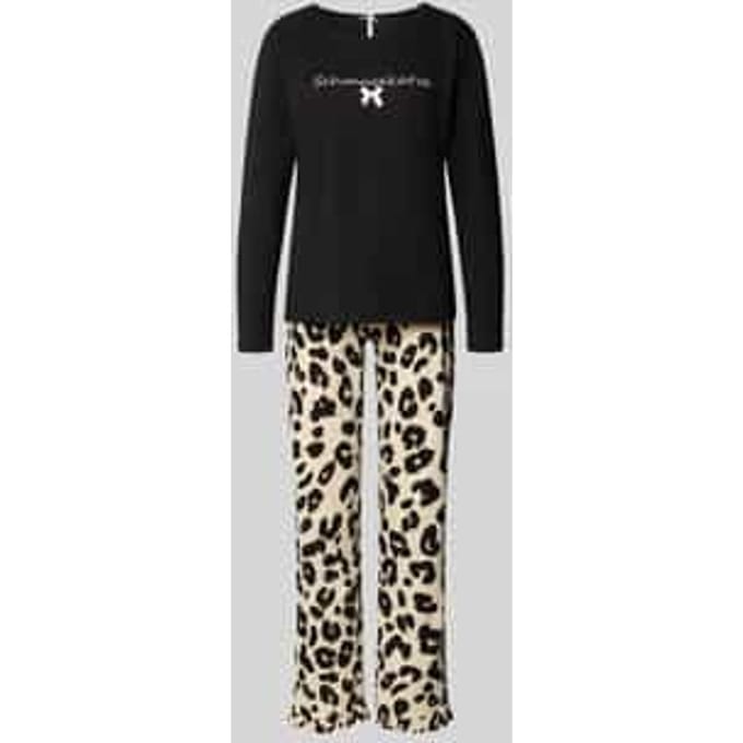 Pyjama-set van puur katoen model 'Schmusekatze'