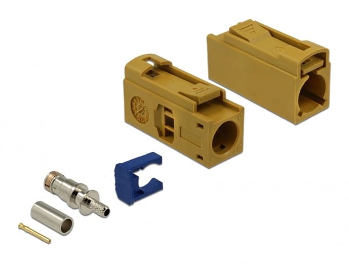 Delock FAKRA K jack 25 mm (long) for crimping