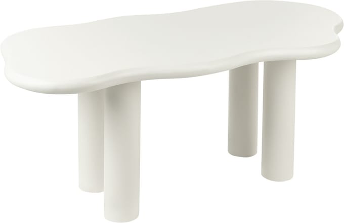 ONDLE - Eettafel - Gebroken wit - MDF