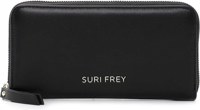 SURI FREY Portemonnee Tiffany Zip Around Wallet Black Zwart